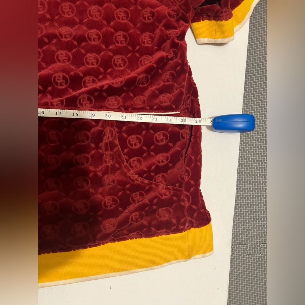 Men’s Nike Maroon and Yellow Zip-Up Shirt - Picture 7 of 7
